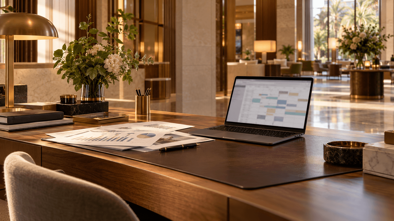 Hotel revenue management workspace